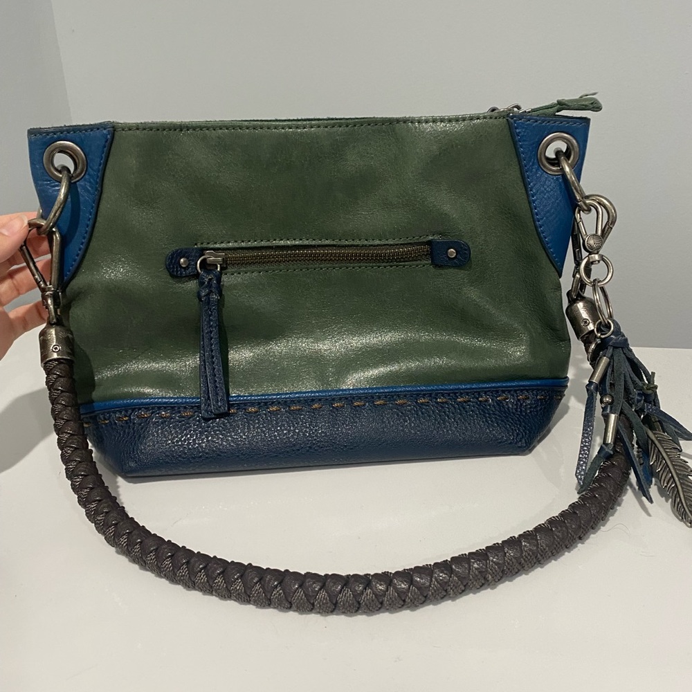 Blue and Green Purse